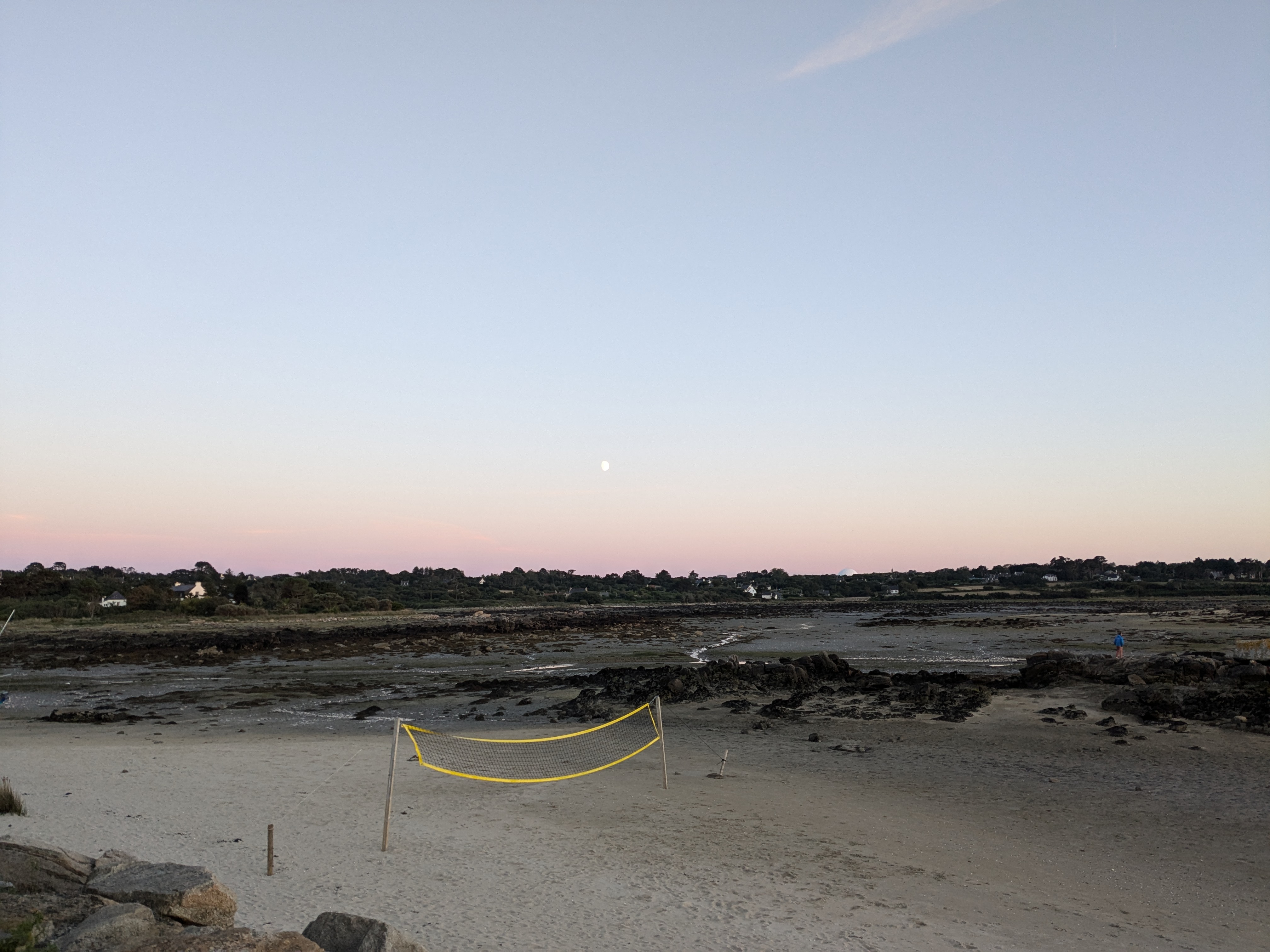 Coucher de soleil au camping
