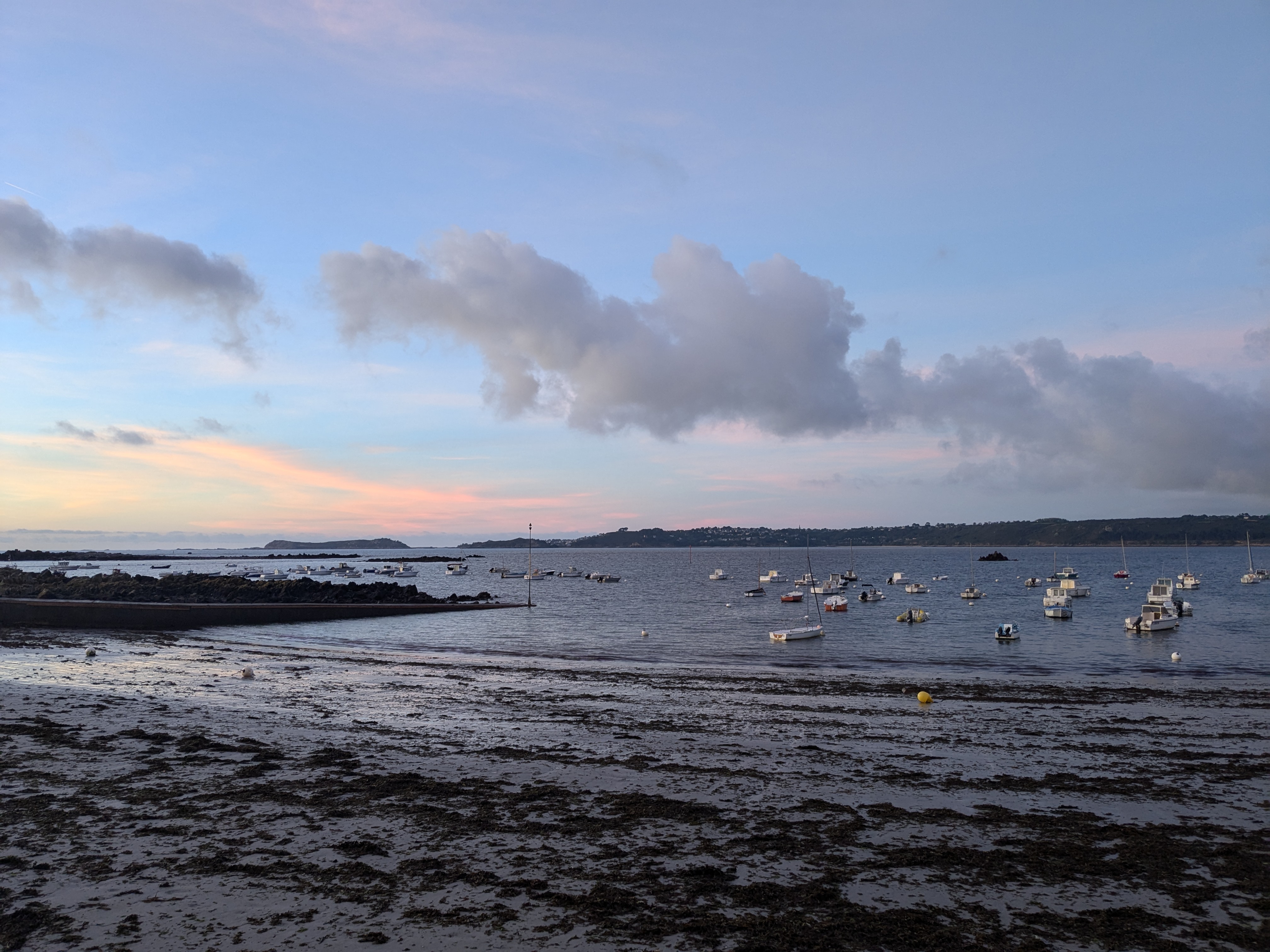 Coucher du soleil à Locquémeau