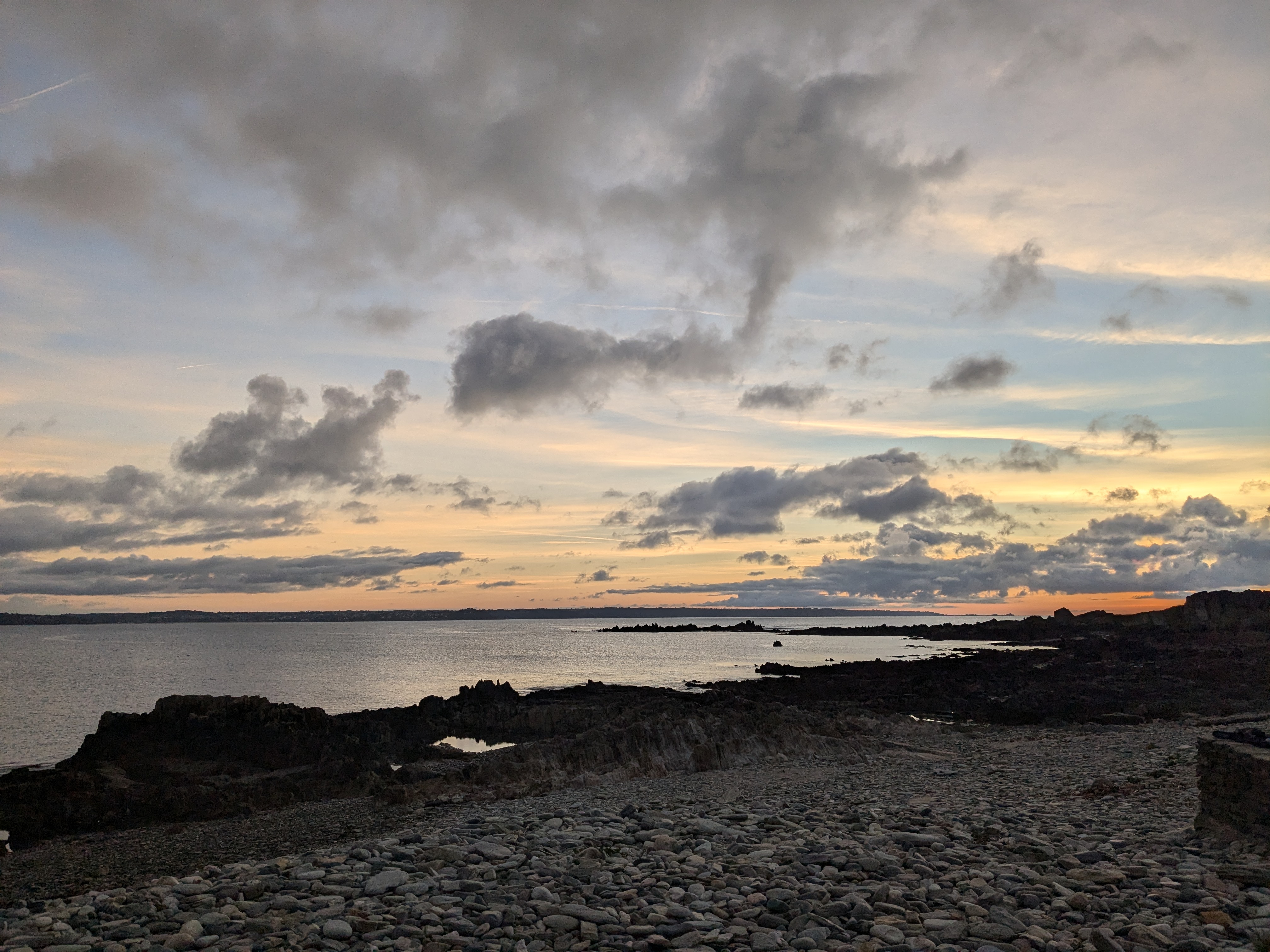 Coucher du soleil à Locquémeau