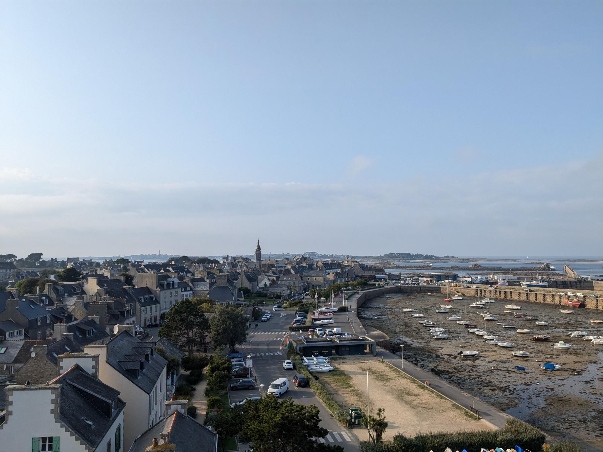 Vue du phare de Roscoff